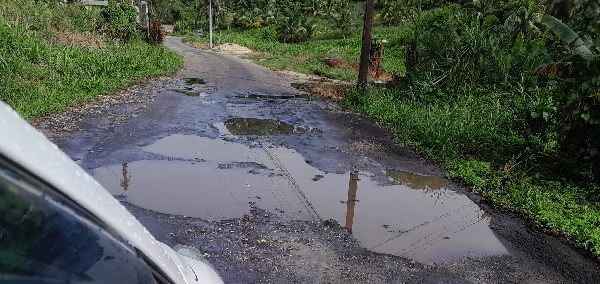 North East Trinidad – Potholes and Road Damage Issues